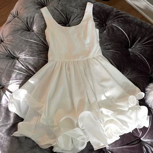 White flowy dress